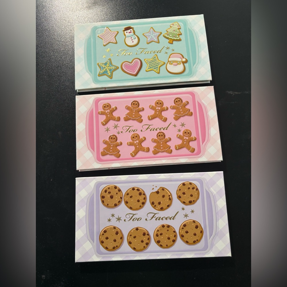 Bundle of 3 too faced holiday makeup palates